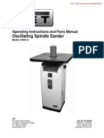 Jet JOSS-S Oscillating Spindle Sander PDF