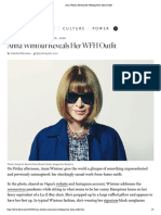 Anna Wintour Reveals Her Working From Home Outfit