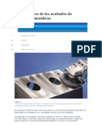 Fundamentos de los acabados metálicos