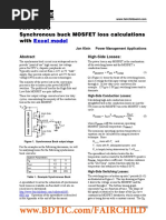 Synchronous Buck MOSFET Power Loss AN-6005