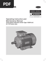 SIEMENS O&M Manual For IE Motors - Frame Size 71-132