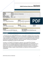 Guía para Prácticas Externas en Matemáticas