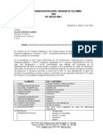 Indígenas piden ayuda humanitaria de urgencia para enfrentar cuarentena