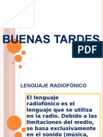 Diapositivas Lenguajwe Radiofonico y Frecuencia Radial