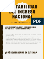 Contabilidad Del Ingreso Nacional