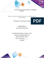 Formato Entrega Paso 2 Programa Informativo Sobre Políticas y Programas Internacionales en Primera Infancia (2) Marzo 20202