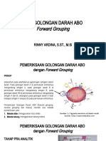 Pemeriksaan Golongan Darah Abo