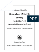 Strength of Materials (9024) Semester - III: (Mechanical Engineering Group)