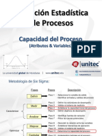 Medición Estadistica de Procesos (Capacidad de Proceso) PDF