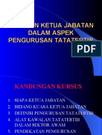 Peranan Ketua Jabatan