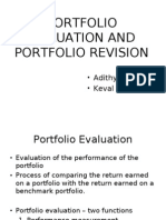 Portfolio Evaluation and Portfolio Revision: - Adithya Baliga - Keval Limbani