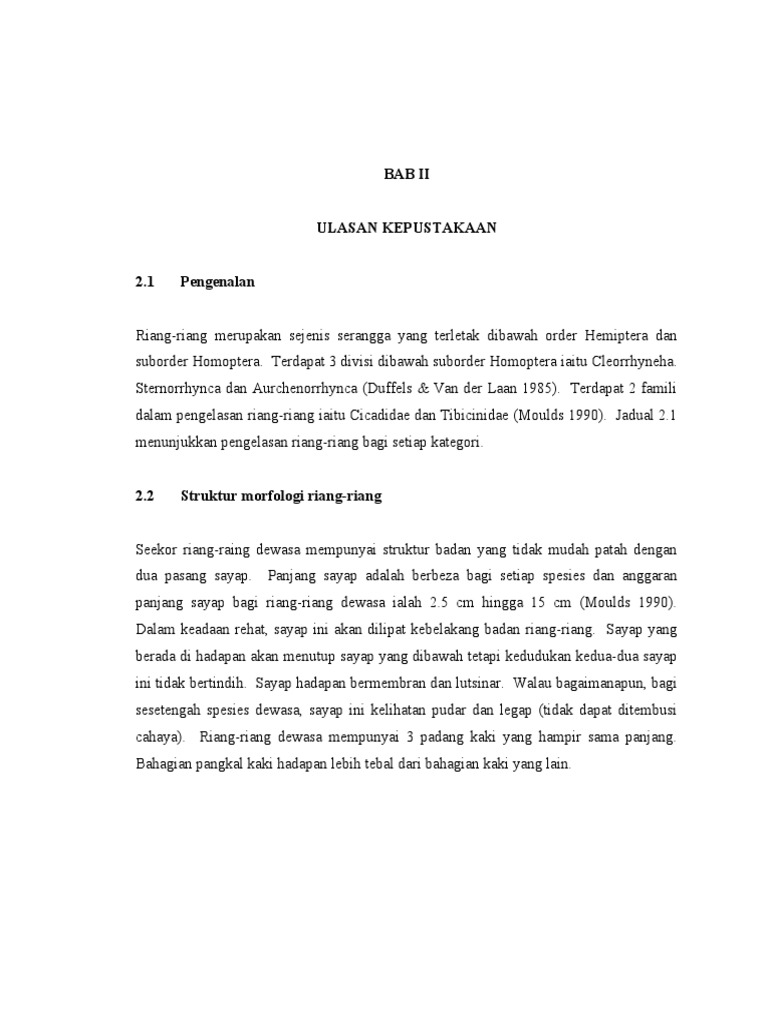 ULASAN KEPUSTAKAAN Cicada & Riang - Riang | PDF