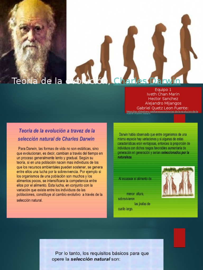 Charles Darwin, Teoria de La Selección Natural. | PDF