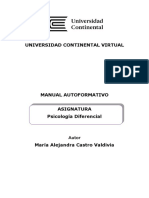 UC0718 - Psicología Diferencial PDF