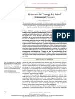 Raised ICP and hypertonic fluids NEJM