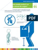 Que Lesiones Puede Producir Un Mal Manejo Manual de Cargas PDF