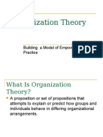 Organization Theory-TM 01