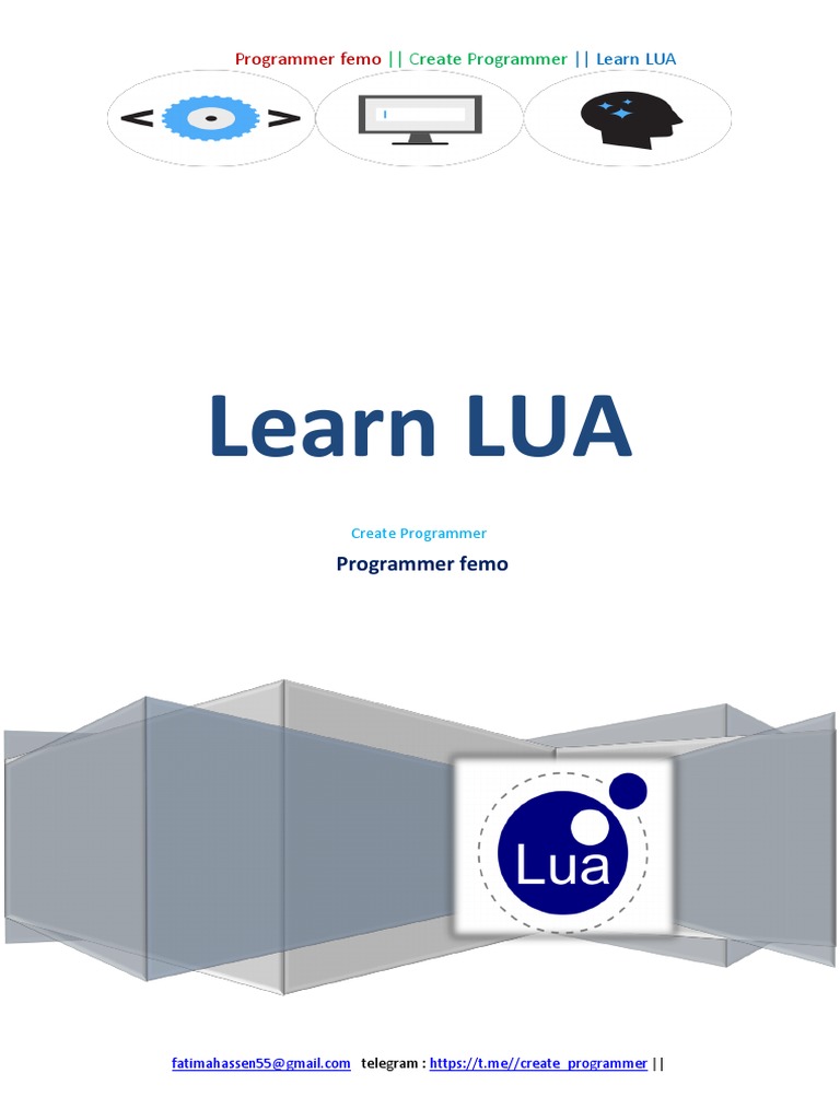Learn Lua - تعلم اساسيات لغة لوا PDF | PDF