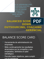 Balanced Score Card, Downsizing, Outsourcing