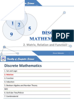 MatDis2 Matrix Relation and Function PDF