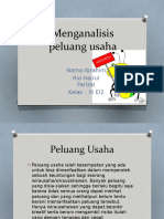 Menganalisis Peluang Usaha