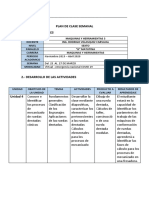 PLAN DE CLASE SEMANA Del 23 Al 27 MAQUINAS 3