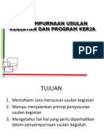 11 Teknik Penyempurnaan Usulan Kegiatan