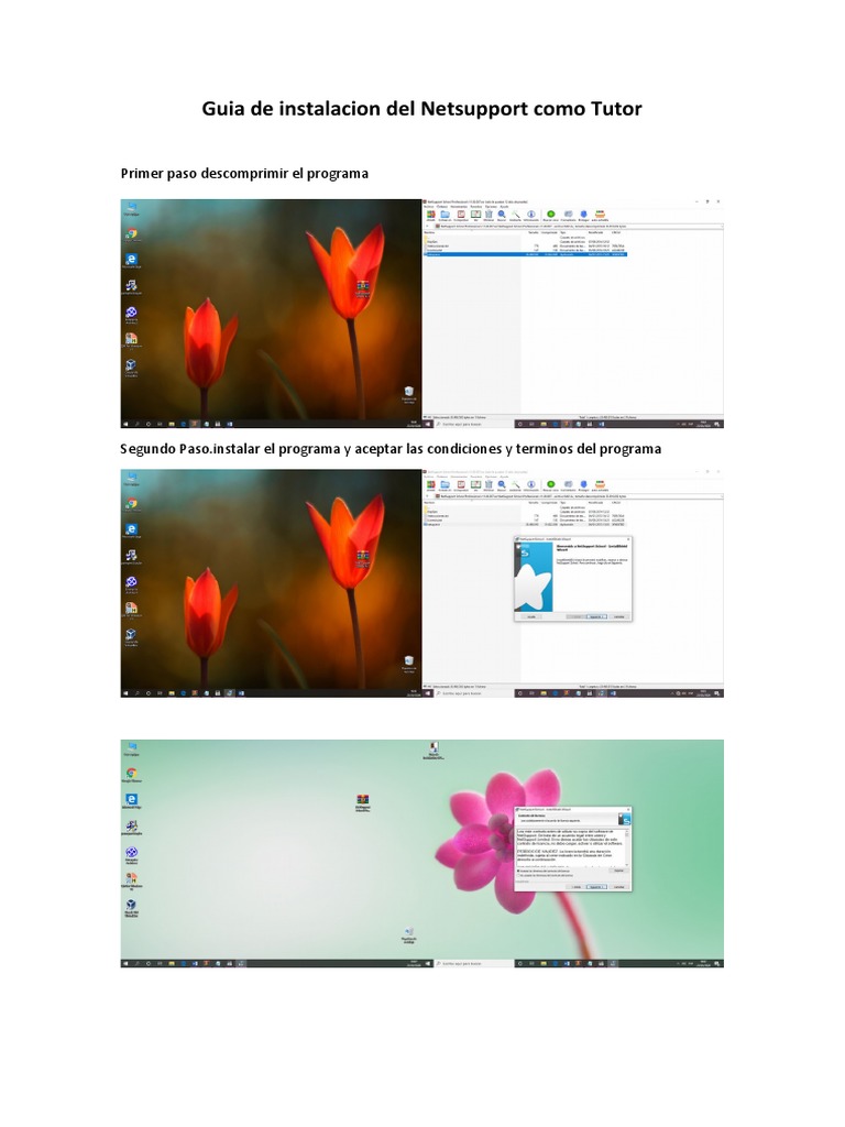 Guía de Instalación de NetSupport Tutor | PDF