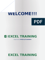 Excel Training