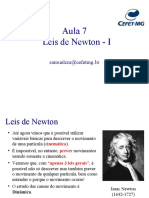 Aula de fisica 1 Leis de Newton