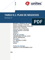 S9 - Tarea 9.1 - Plan de Negocios