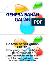 Genesa Bahan Galian