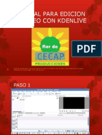 Tutorial Edicion Video Kdenlive PDF