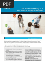 Unica Global Marketing Survey 2010