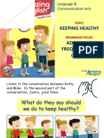 GAE Lesson 1 - Keeping Healthy - Slides