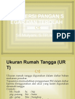 Pertemuan 6 - Konversi Pangan Segar Dan Terolah