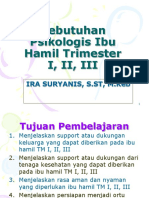 Kebutuhan Psikologis Ibu Hamil Trimester I, II PDF