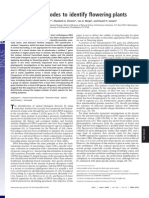 Use of DNA Barcodes to Identify Flowering Plants