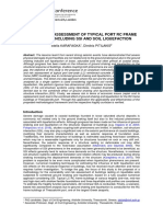 Sesimic Risk Assessment of Typical Port RC Frame Buildings Including SSI and Soil Liquefaction