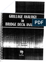 Grillage Analogy in Bridge Deck Analysis by C S Surana and R Agrawal