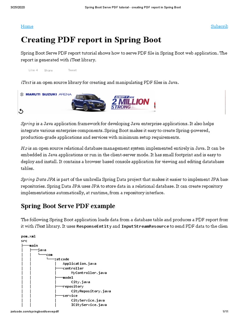 Spring Boot PDF Notes | PDF | Component Object Model | Java ...