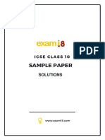 Exam18 ICSE Class 10 Maths Solution 1