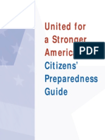 United For A Stronger America:: Citizens' Preparedness Guide