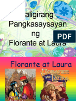 Kaligirang Pangkasaysayan at Mga Tauhan NG Florante at Laura