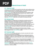 Unit 03 Special Areas of Audit