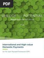 International and High Value Payments