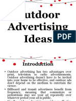 Outdoor Advertising Ideas