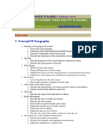 Geography Syllabus For Tanzanian Secondary Schools