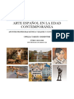 Arte Español de La Edad Contemporanea