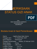 Pemeriksaan Status Gizi Anak